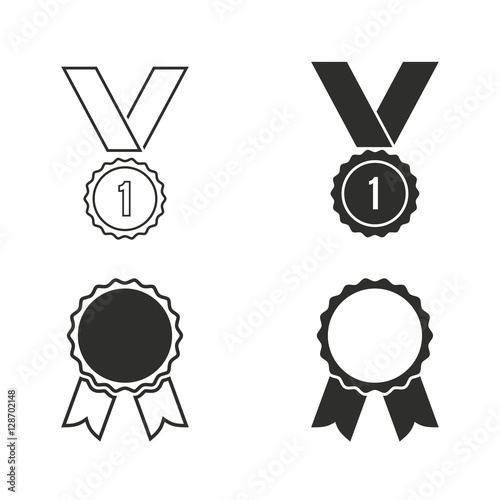 Award icon set.