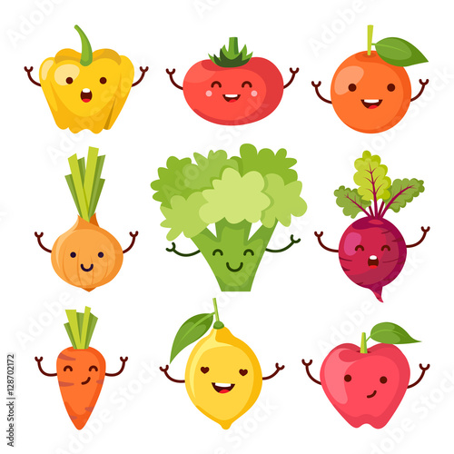 Healty food cartoon representing set