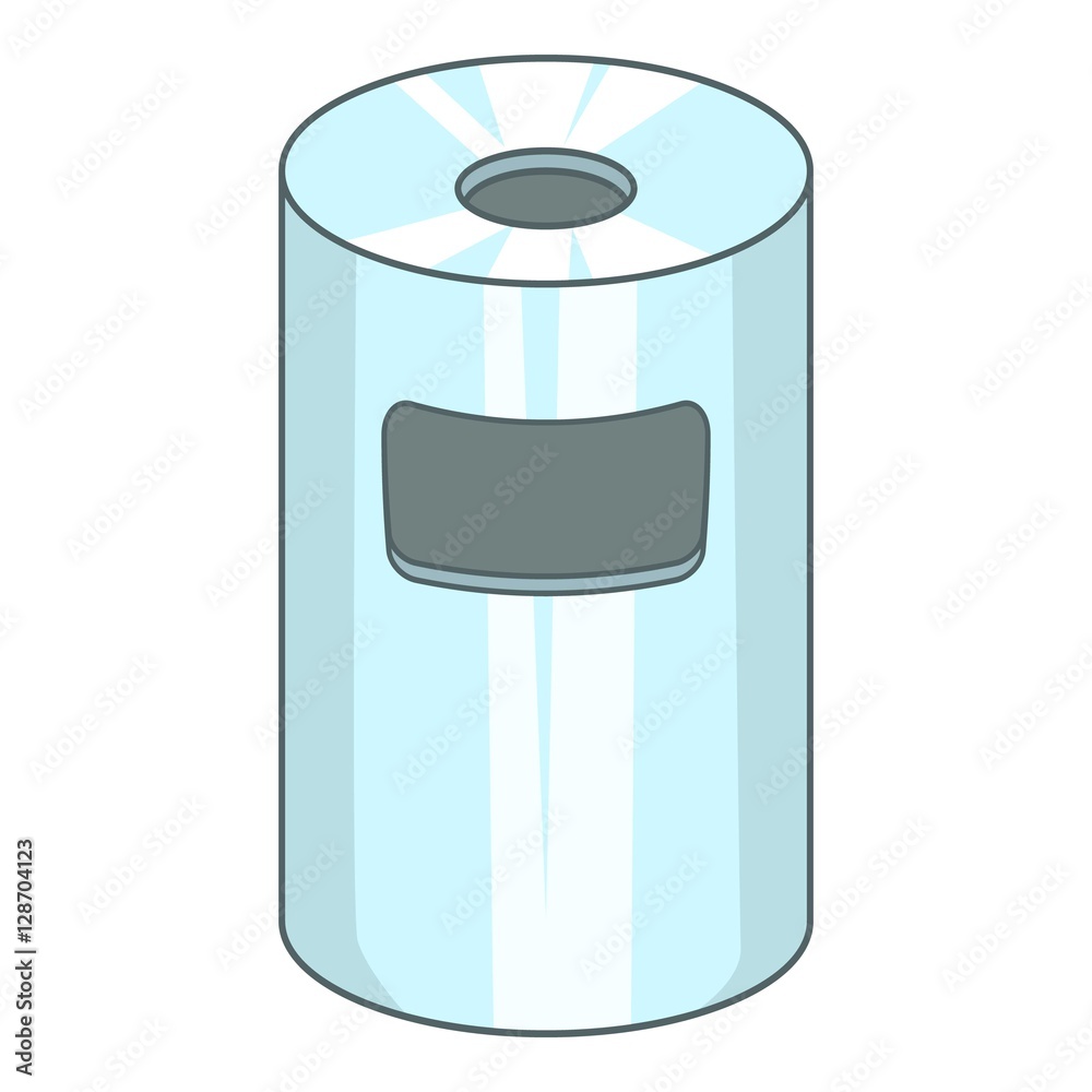Trash can icon. Cartoon illustration of trash can vector icon for web Trash can icon. Cartoon illustration of trash can vector icon for web