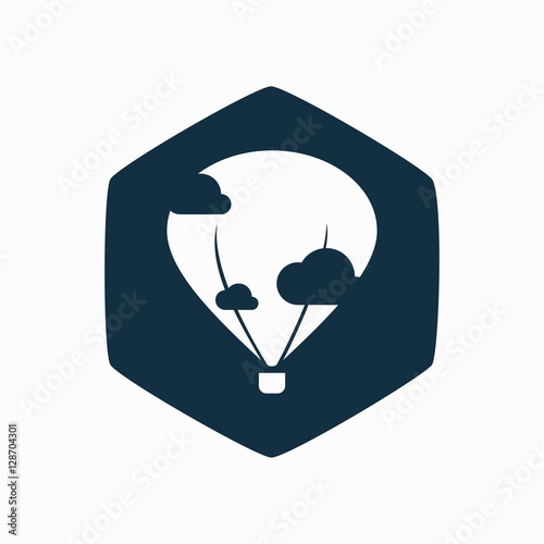 Balloon air logo design, balloon air design, balloon air vector