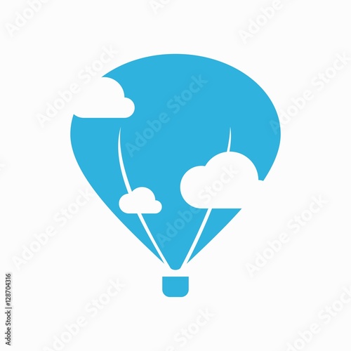 Balloon air logo design, balloon air design, balloon air vector