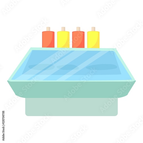 Shopwindow icon. Cartoon illustration of shopwindow vector icon for web