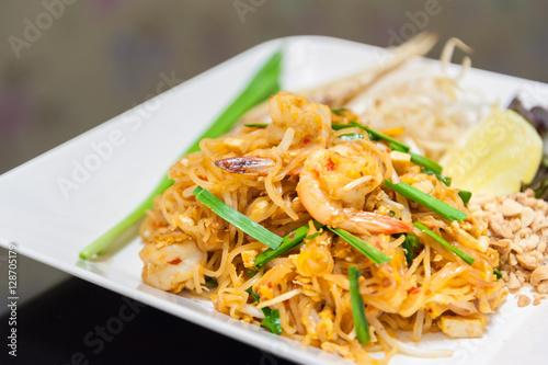 Pad Thai with Thai style noodles
