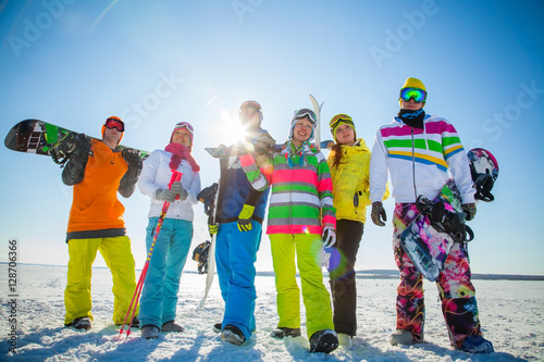 winter ski resort