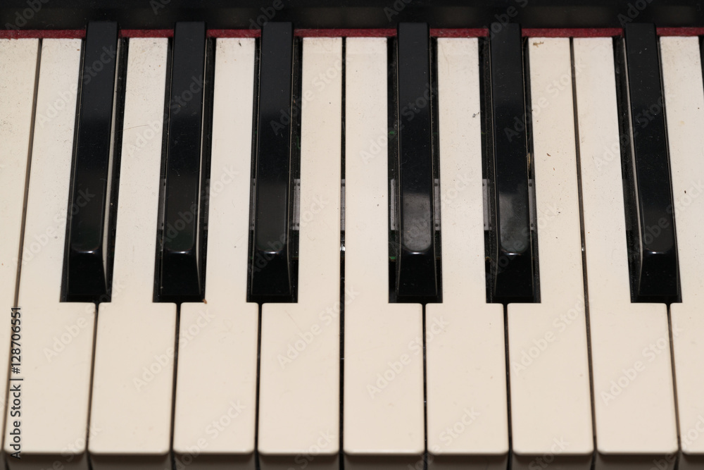 Old Piano keyboard
Old Piano keyboard