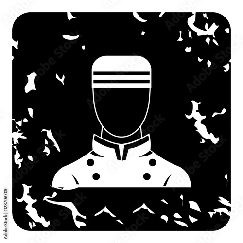 Doorman icon. Grunge illustration of doorman vector icon for web