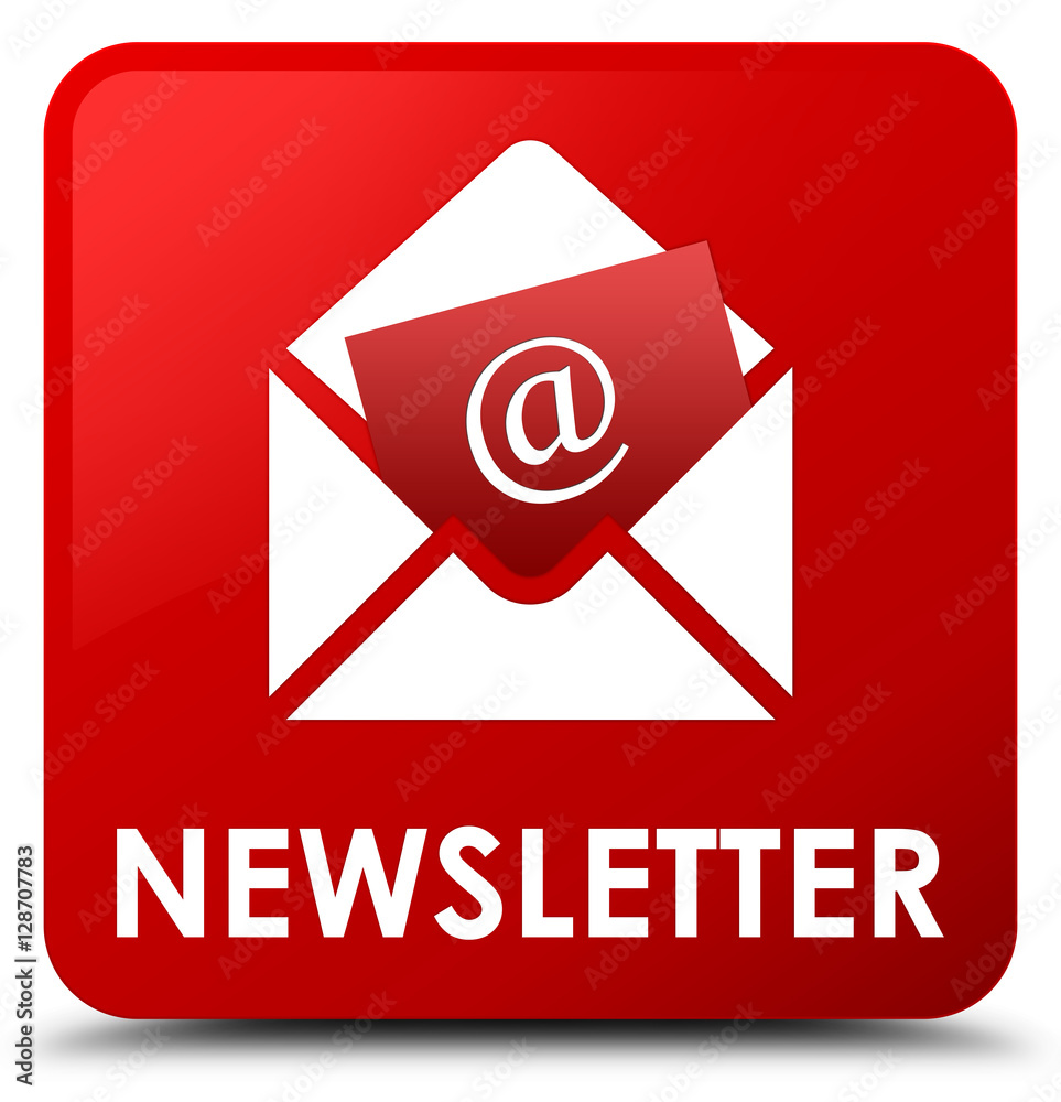 Newsletter red square button Newsletter red square button