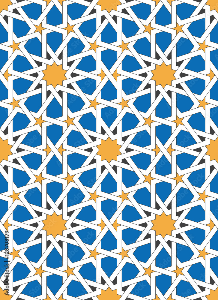 Arabic Islamic Geometric Pattern Graphic by MicroTee · Creative Fabrica