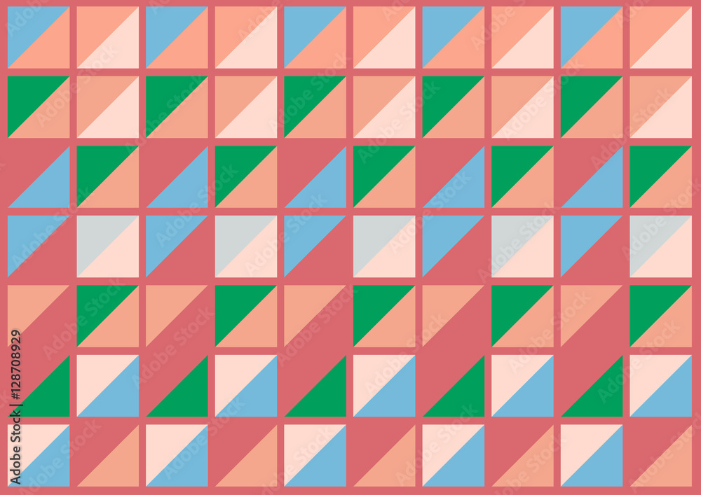 Geometric pattern background | pink green blue colorful graphic design | wallpaper backdrop art