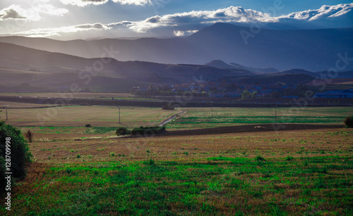 Picturesque landscape of Spain