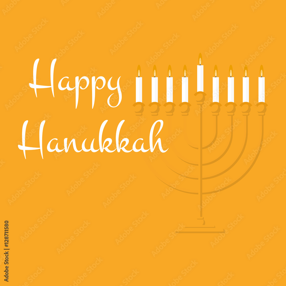 Happy Hanukkah. Vector