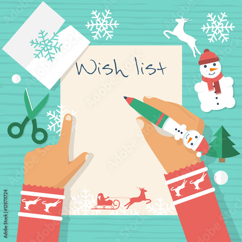 Santa Claus wish list