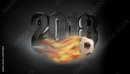 2018 football. soccer ball ...
