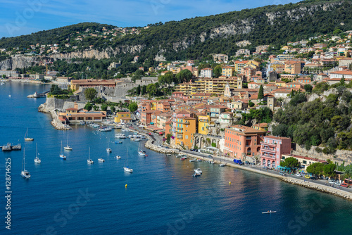 French Riviera from Lower Corniche road, France