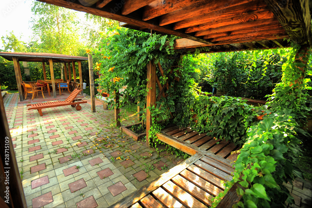 Naklejka premium landscape design