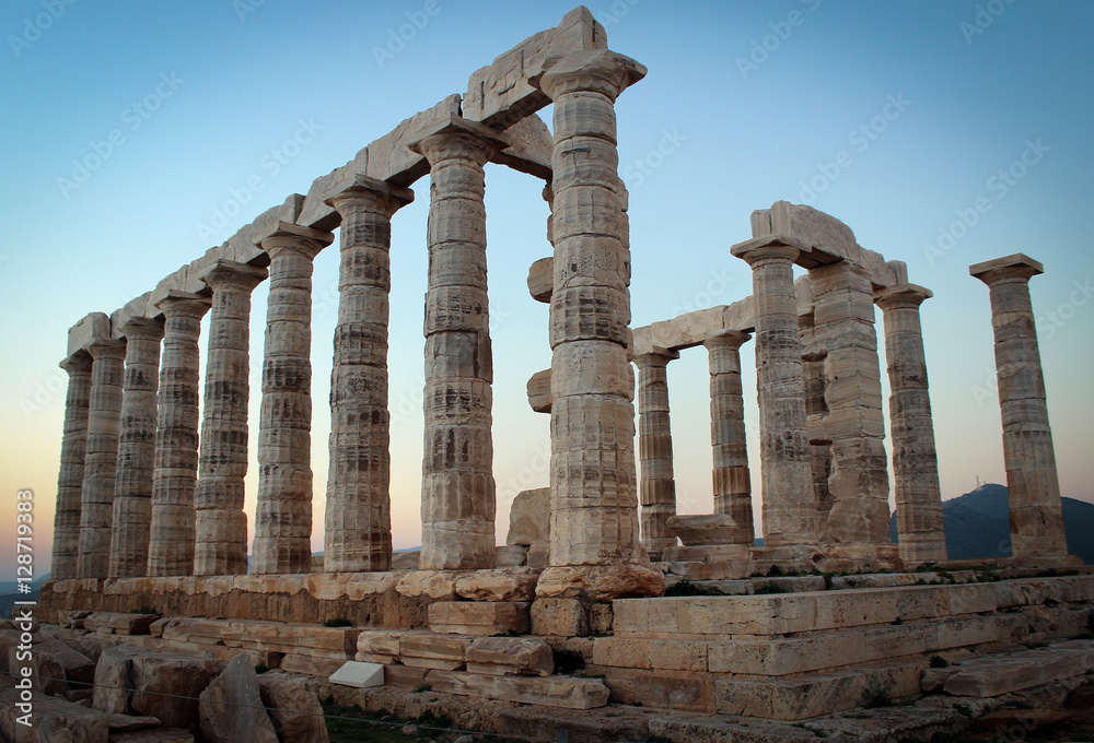 Temple Of Poseidon on Cape Sounion, Greece