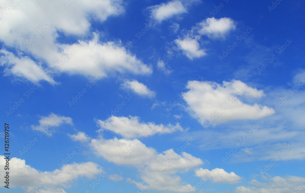 Blue sky background with clouds Blue sky background with clouds