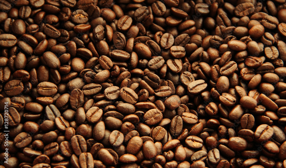 Fototapeta premium Coffee beans for background