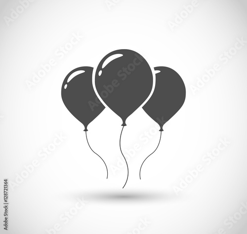 Balloon icon vector