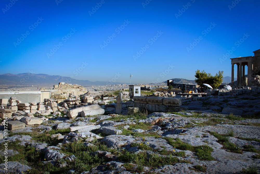 Views of Acropolis, Athens, Greece