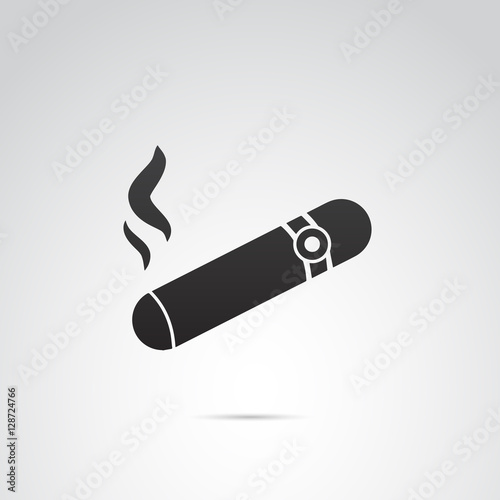 Cigar vector icon.