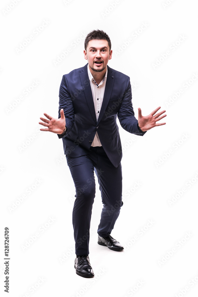 open palm man in suit open palm man in suit