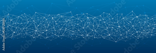 Blue Social Network Background