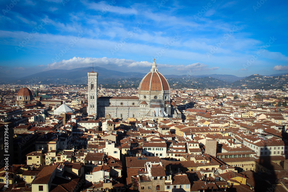 Fototapeta premium Panorama of city of Florence, Italy