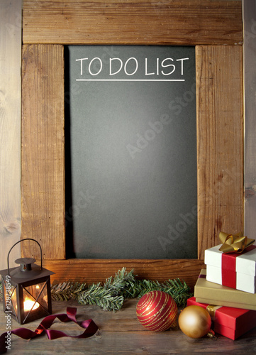 Christmas to do list photo