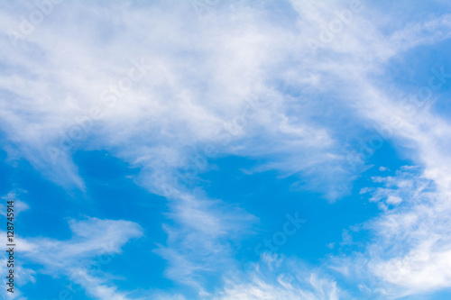 sky cloud on air and blue sky or texture background