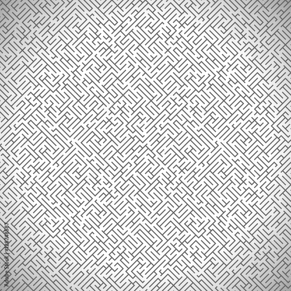 Abstract seamless pattern, maze Abstract seamless pattern, maze