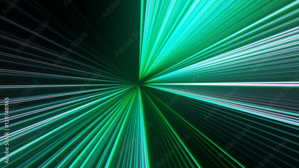 Laser light rays