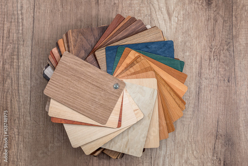 Plakat thin wood palette guide for interior design.