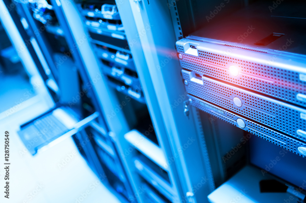 Network servers in data room Domestic Room Network servers in data room Domestic Room