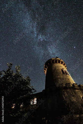 Milky Way over Castle Heid