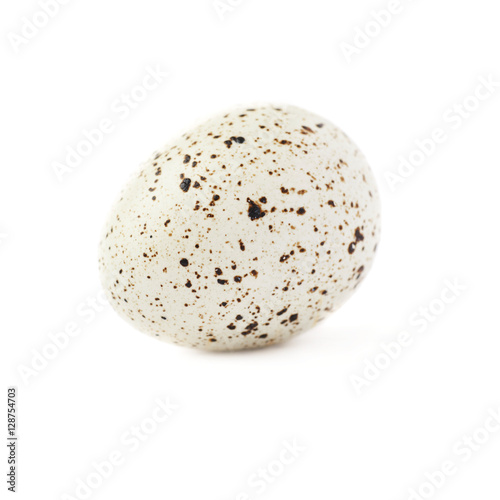 Quail egg isolated over white background