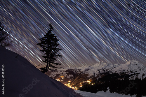 Startrails in the Alps