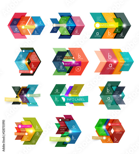 Business infographics templates
