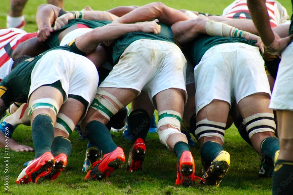 South Africa vs Japan Rugby Scrum South Africa vs Japan Rugby Scrum