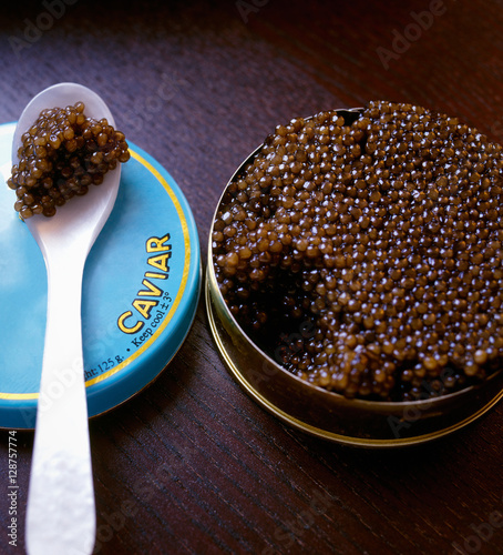 Caviar in a can photo