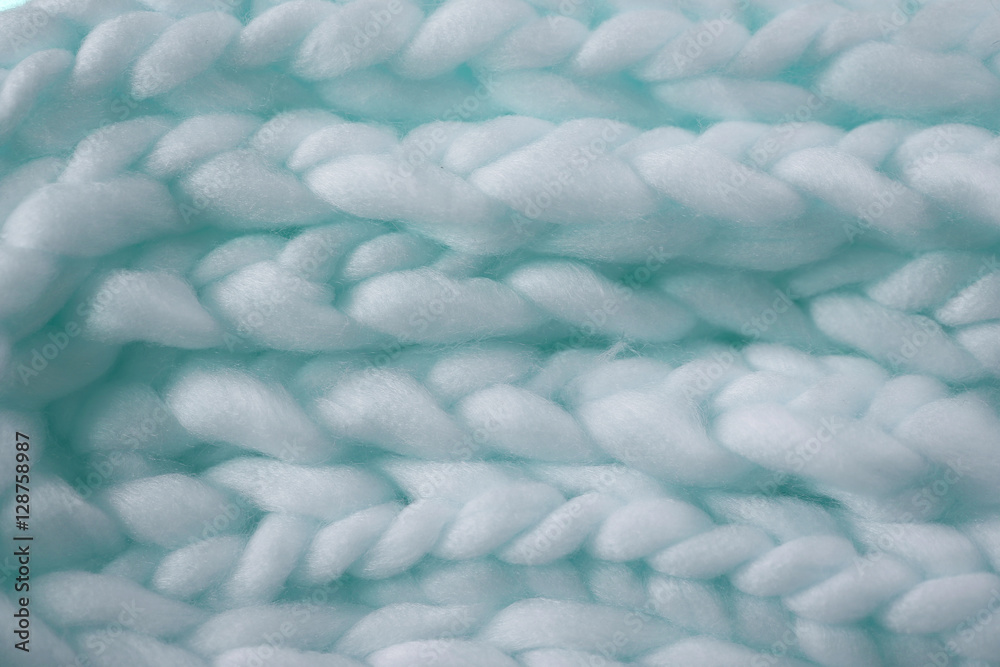 Fototapeta premium pale blue knitted texture 3