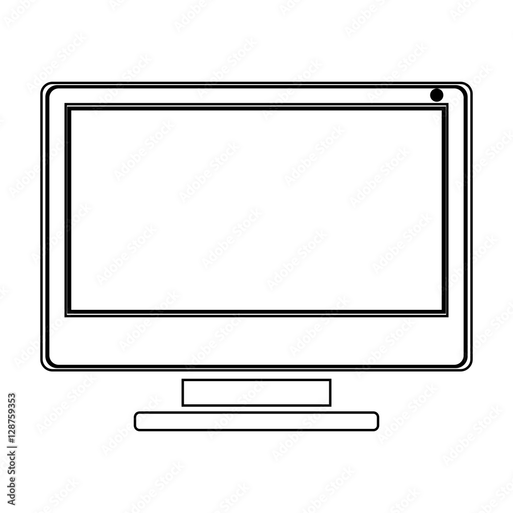 Computer icon. Device gadget technology and electronic theme. Isolated design. Vector illustration Computer icon. Device gadget technology and electronic theme. Isolated design. Vector illustration