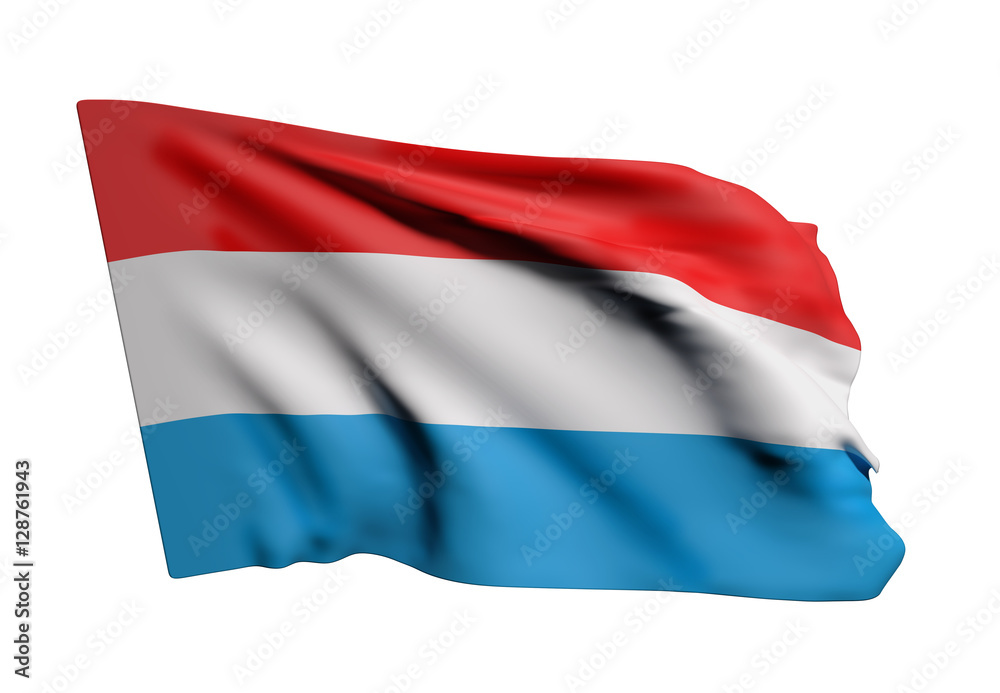 Obraz premium Luxembourg flag waving