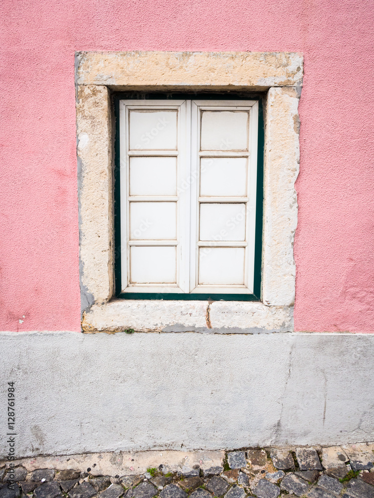 Old window in Belem, Lisbon, Portugal Old window in Belem, Lisbon, Portugal