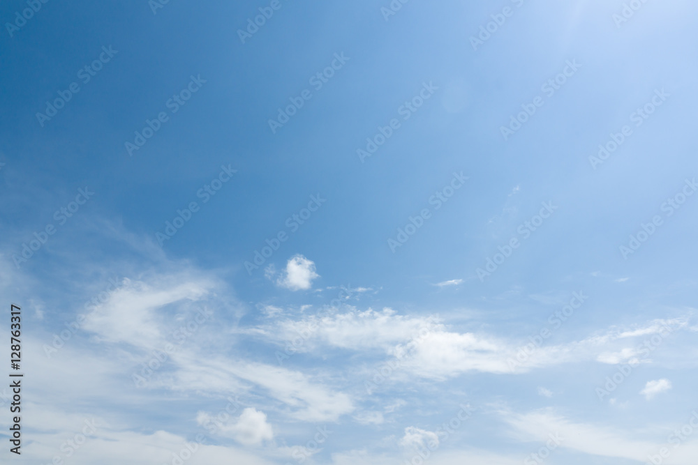 the white clouds floating on a background of blue sky the white clouds floating on a background of blue sky