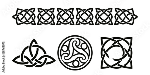 Celtic national ornaments.