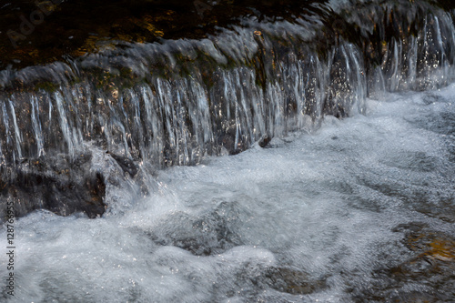 Wasser Wasserfall als Hintergrun