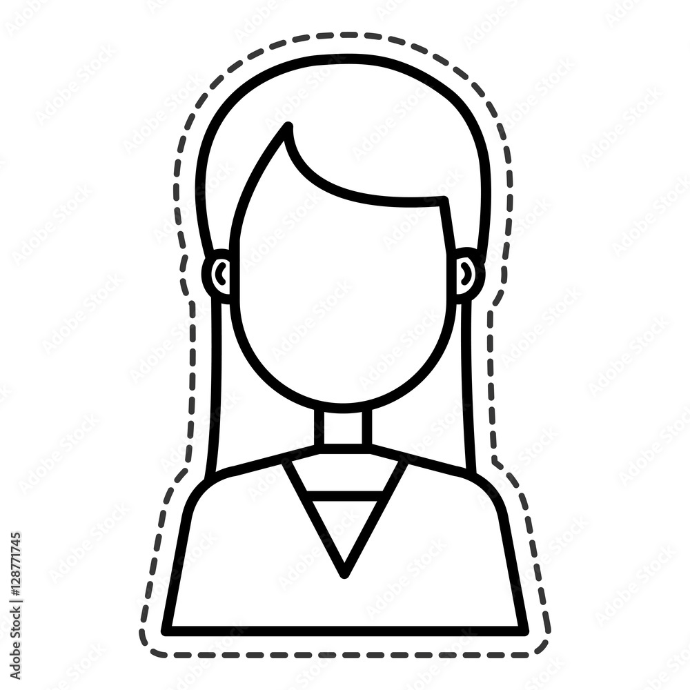 young woman female avatar vector illustration design young woman female avatar vector illustration design