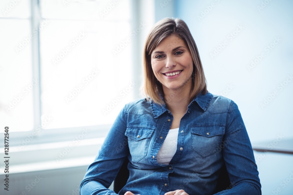 Portrait of happy businesswoman Portrait of happy businesswoman
