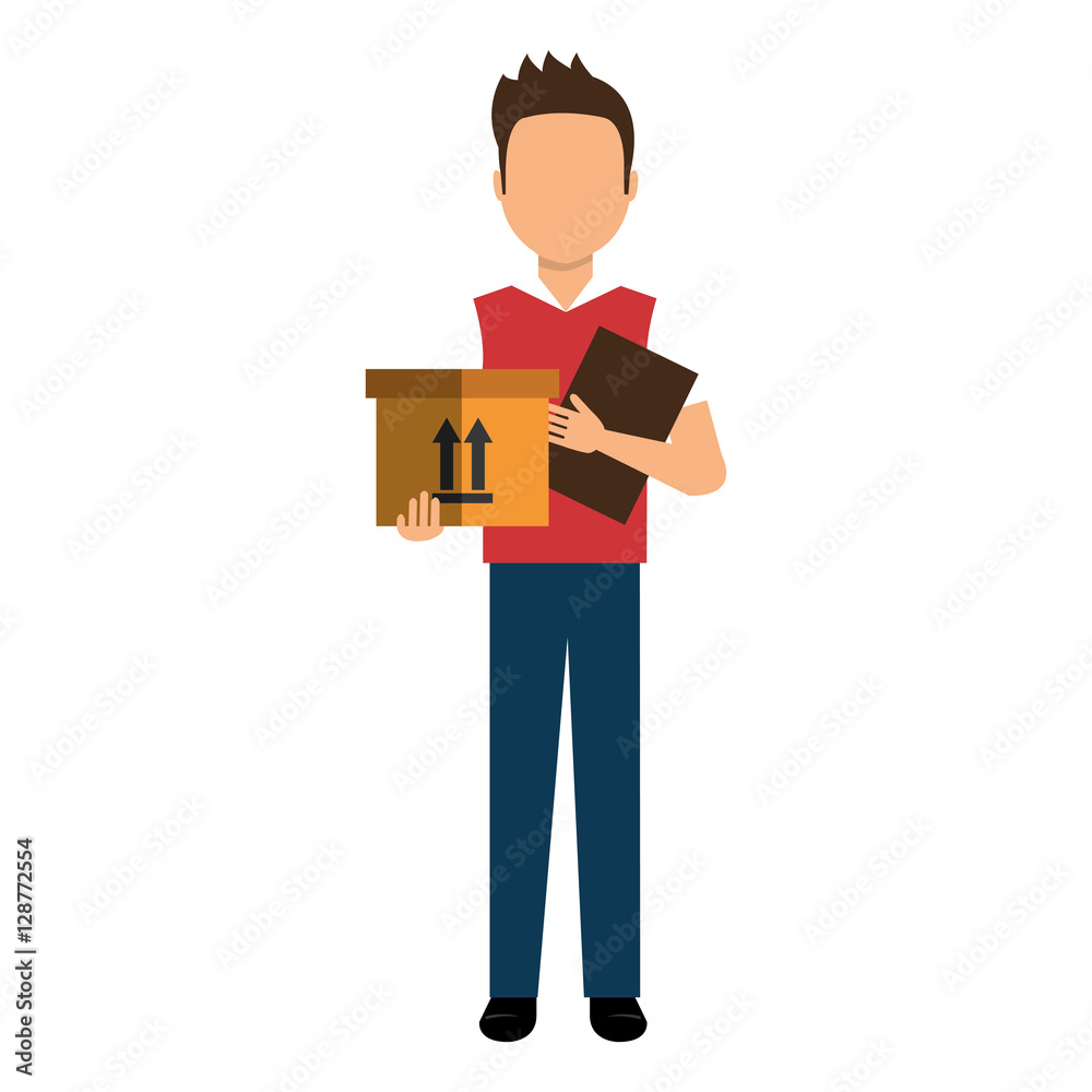 delivery service worker avatar vector illustration design delivery service worker avatar vector illustration design
